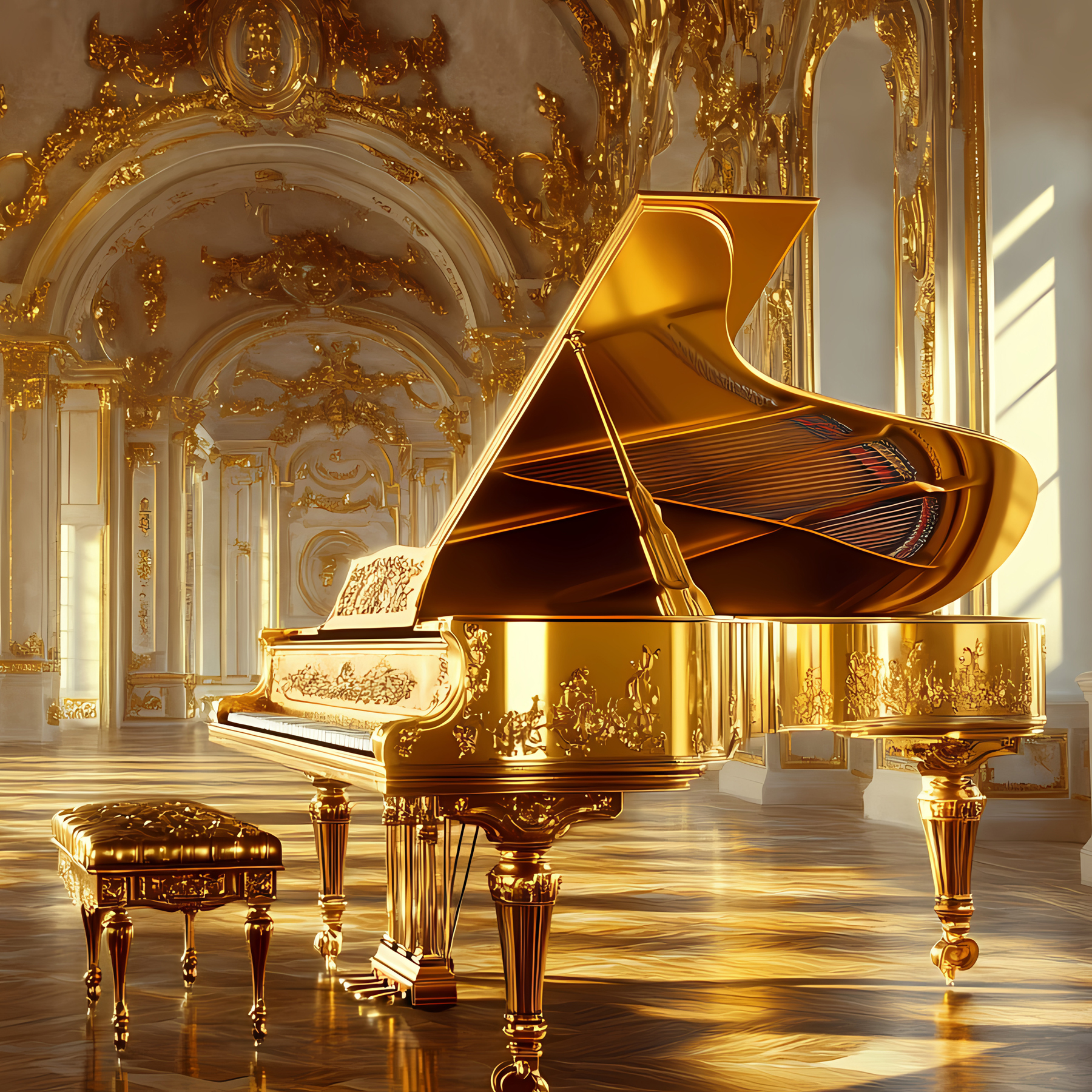 Puzzle Piano Gold