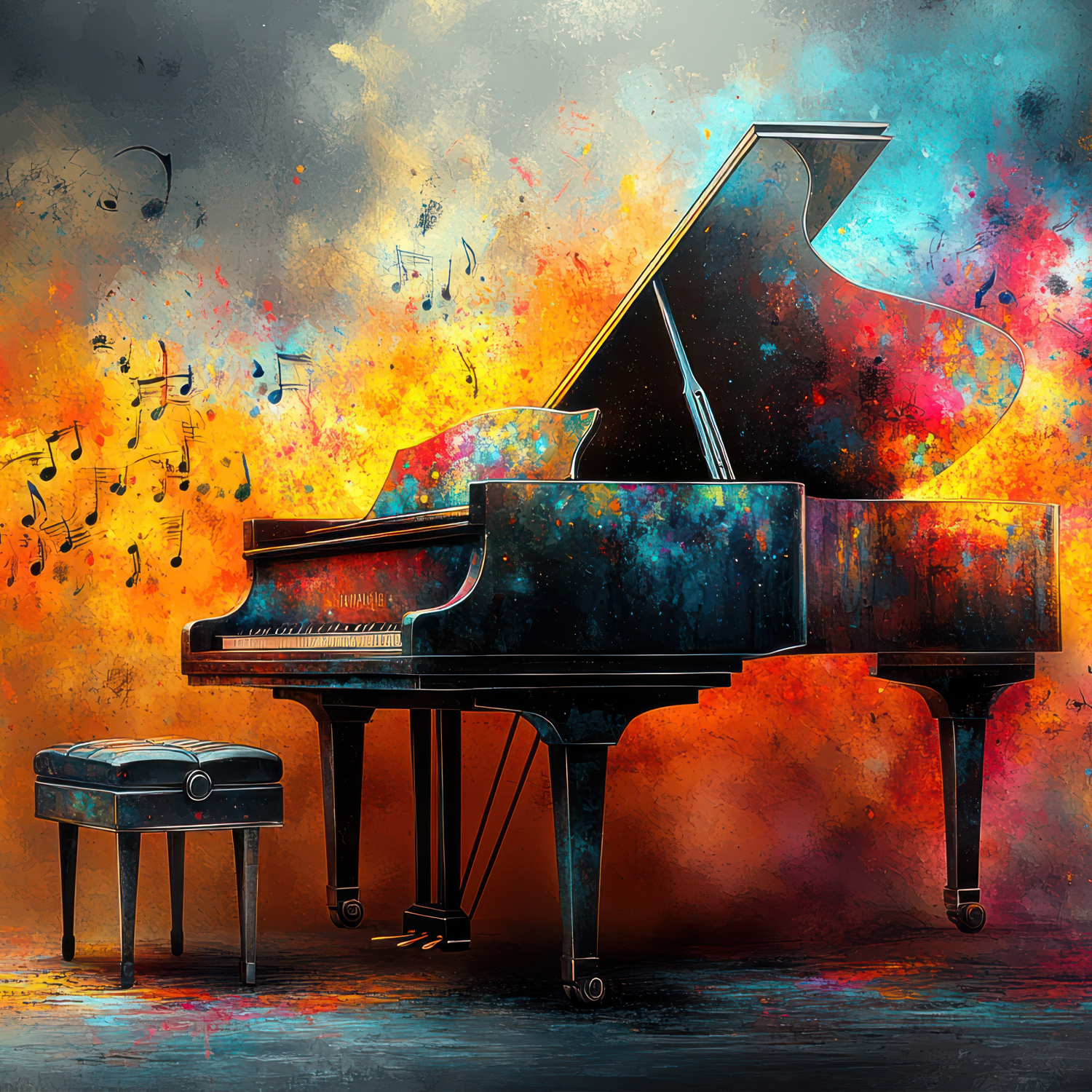 Puzzle Piano MultiColor