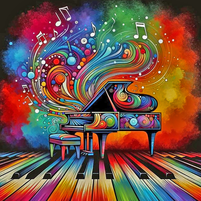 Rainbow Piano Magic!